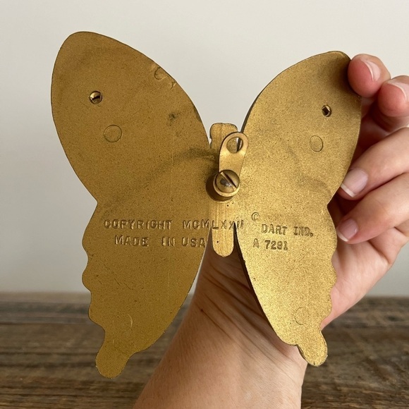 Gold butterflies set of 3 wall decor - Picture 8 of 8